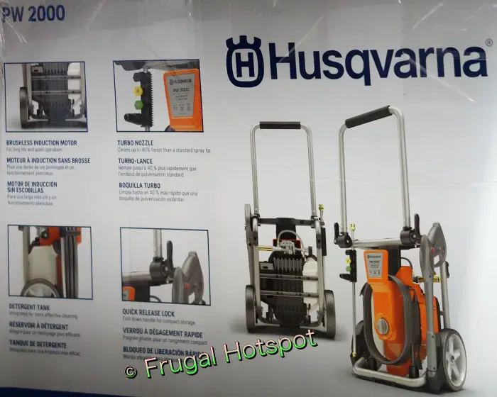 Husqvarna 2000 PSI Electric Pressure Washer | Description | Costco