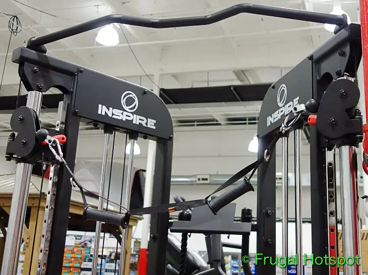 Inspire Fitness FTX Functional Trainer with Bench | top view | Costco