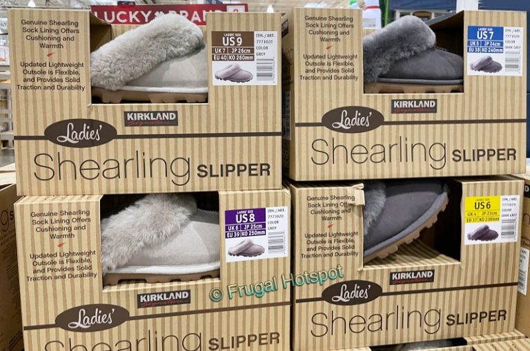 Kirkland Signature Ladies' Shearling Slippers are Back at Costco!