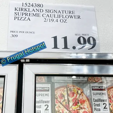 Kirkland Signature Supreme Cauliflower Crust Pizza | Costco Price