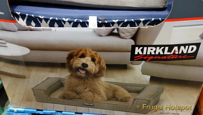 Kirkland Signature Tailored Dog Couch Bed with cute dog | Costco