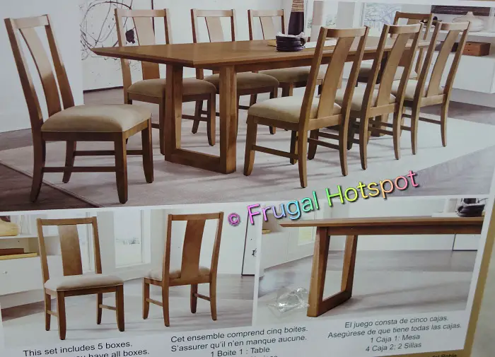 Lansing Hill 9-piece Dining Set by Urban Renovations | Costco