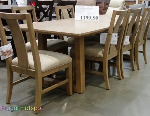 Lansing Hill 9-piece Dining Set by Urban Renovations | Costco Display