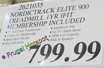 NordicTrack Elite 900 Treadmill | Costco Price
