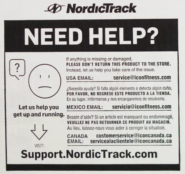 NordicTrack Elite 900 Treadmill | customer service support info | Costco