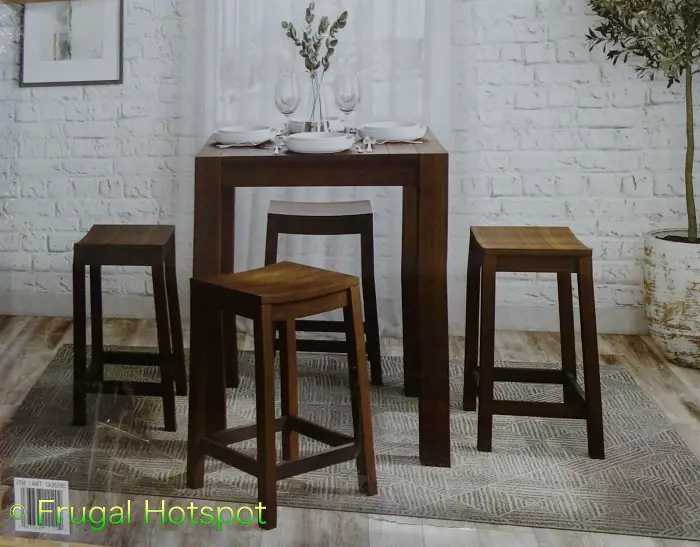 Pike and Main Benton 5-Piece Counter Height Dining Set | Costco