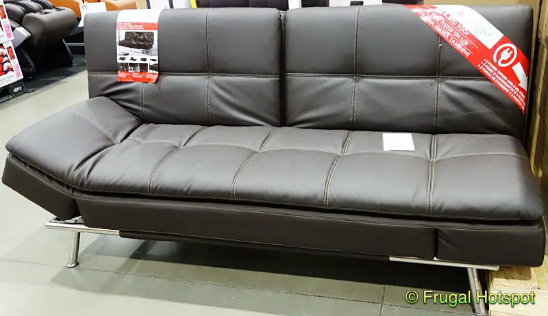 Relax A Lounger Ravenna Euro At, Leather Futon Couch Costco