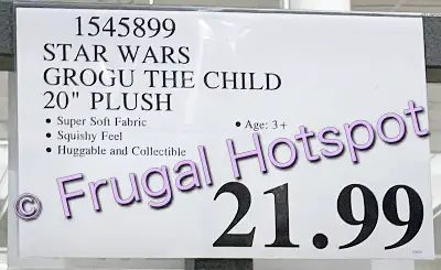 Star Wars Grogu The Child 20 Plush | Costco Price