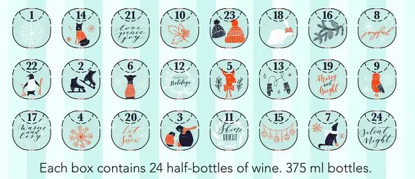 2021 Costco Wine Advent Calendar | 24 days of wine | Costco