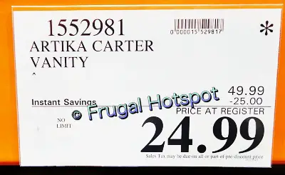 Artika Carter Vanity Light | Costco Sale Price