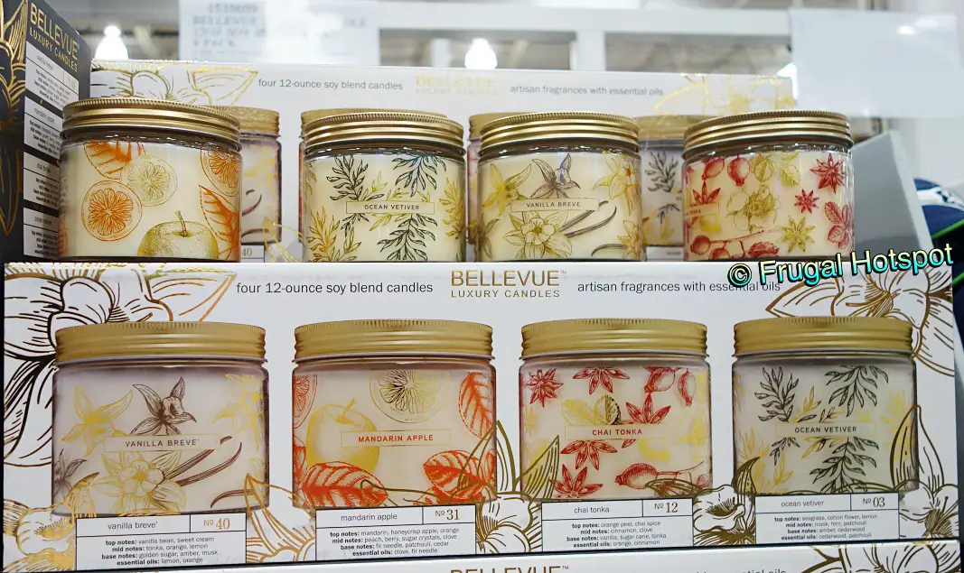 Bellevue Luxury Candles 4-Pack | Costco