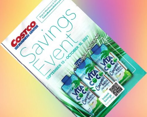 Costco Business Center Coupon Book SEPTEMBER : OCTOBER 2021 Cover with background