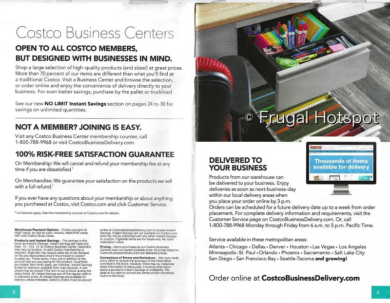 Costco Business Center Coupon Book SEPTEMBER : OCTOBER 2021 | Page 2-3