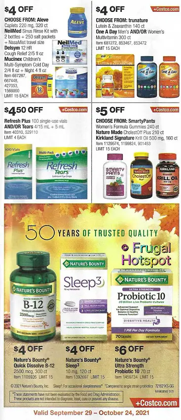 Costco Coupon Book OCTOBER 2021 (9 29 21 through 10 24 21) | Page 22