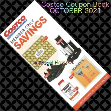 Costco Coupon Book OCTOBER 2021 (9 29 21 through 10 24 21) Cover