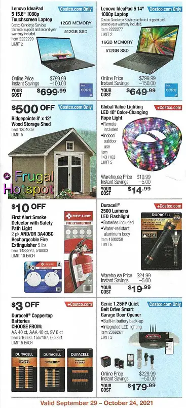 Costco Coupon Book OCTOBER 2021 (9 29 21 through 10 24 21) | Page 10