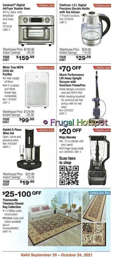 Costco Coupon Book OCTOBER 2021 (9 29 21 through 10 24 21) | Page 2