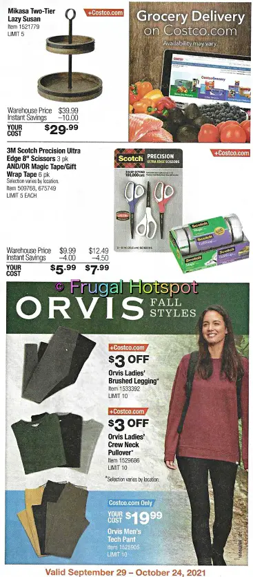 Costco Coupon Book OCTOBER 2021 (9 29 21 through 10 24 21) | Page 3