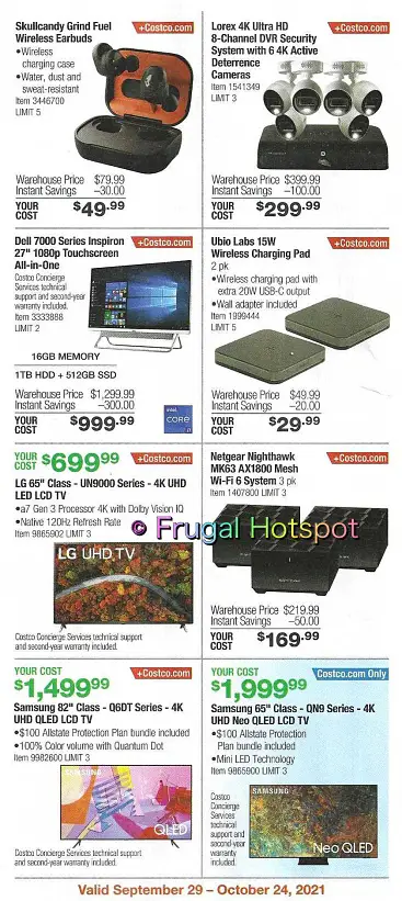 Costco Coupon Book OCTOBER 2021 (9 29 21 through 10 24 21) | Page 8