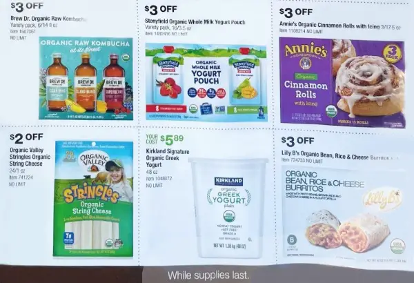 Costco ORGANIC Coupon Book SEPTEMBER 2021 Page 3 B