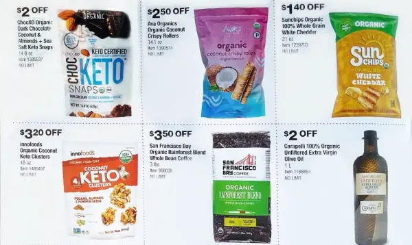 Costco Organic Coupon Book SEPTEMBER 2021 Page 2 A