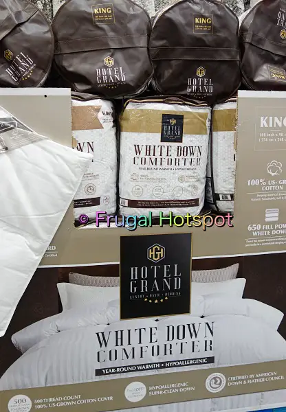 Grand Hotel White Down Comforter King Size | Costco