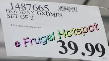 Holiday Gnomes Set of 3 | Costco Price