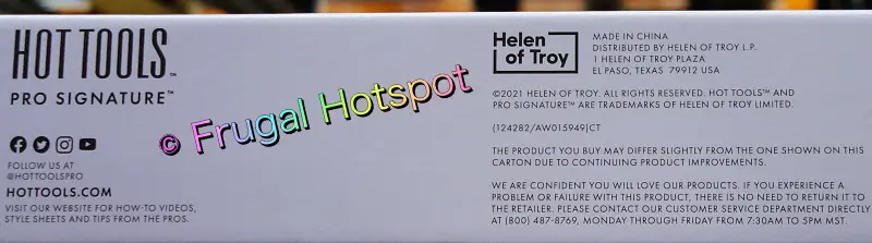 Hot Tools Titanium Ceramic Deep Waver Helen of Troy | info | Costco