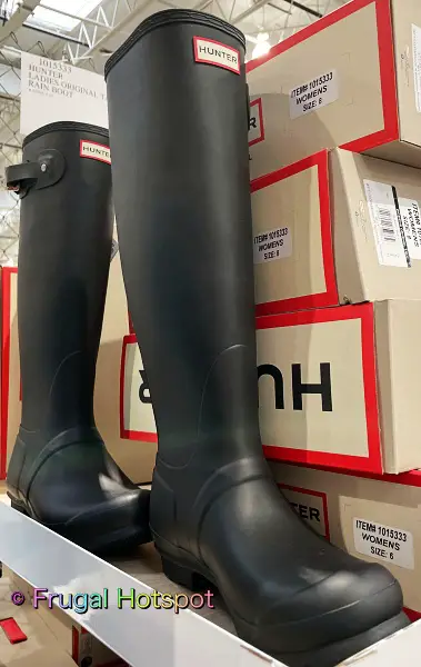 Hunter Ladies Original Tall Matte Rain Boot | Costco Display 2