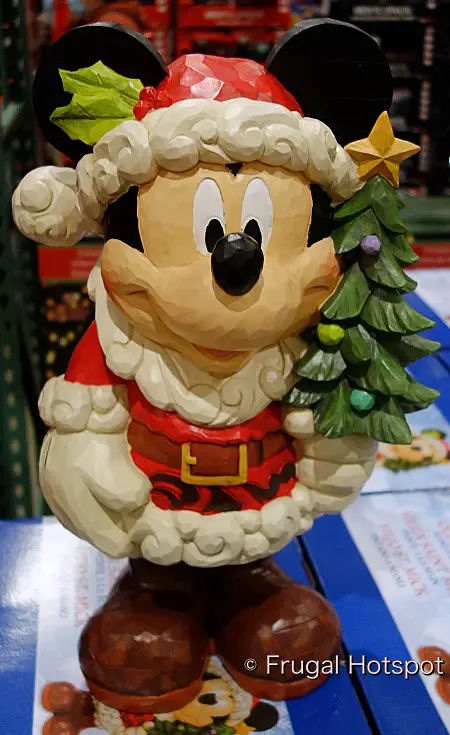 Jim Shore Mickey Mouse Holiday Greeter Old St Mick | Costco Display