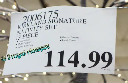 Kirkland Signature Hand-Painted Nativity Set | Costco Price