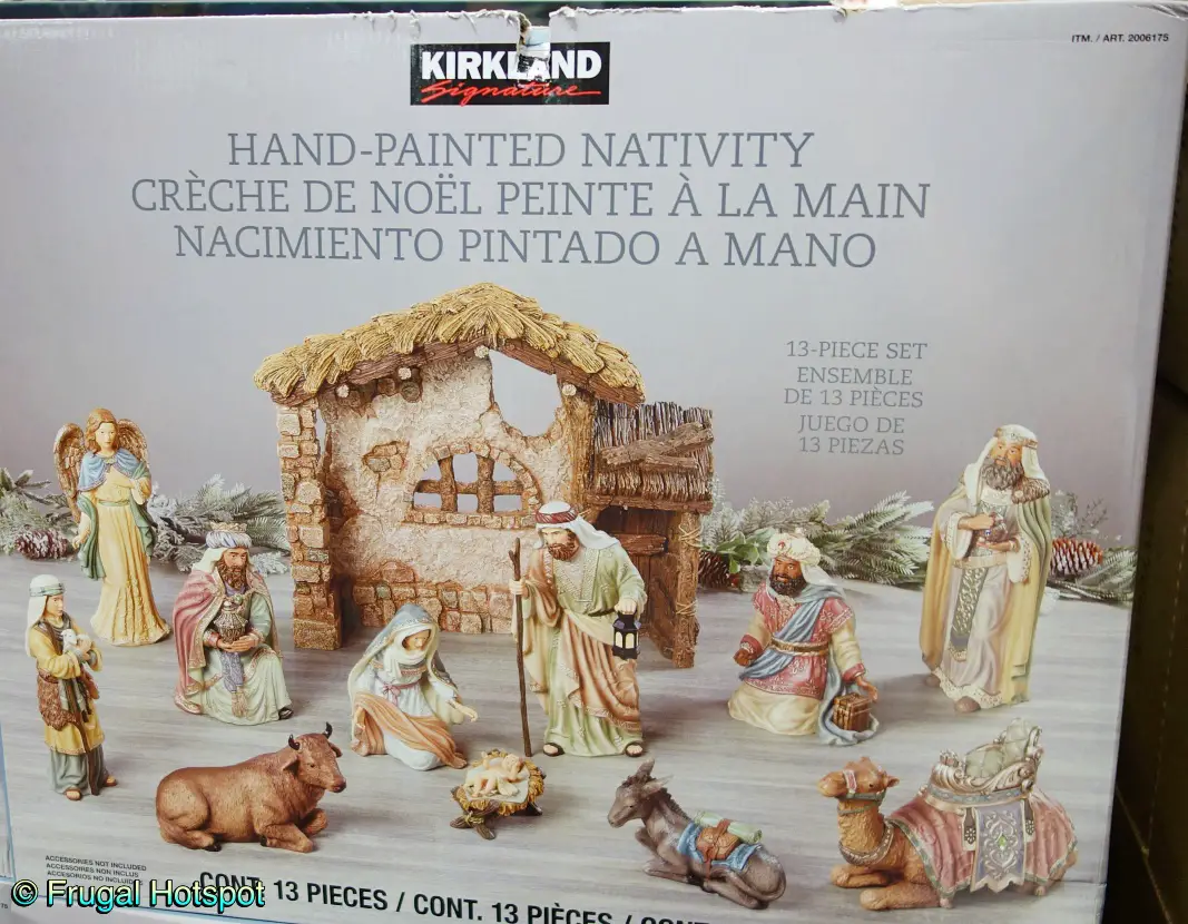 Kirkland Signature Hand-Painted Nativity Set | Costco