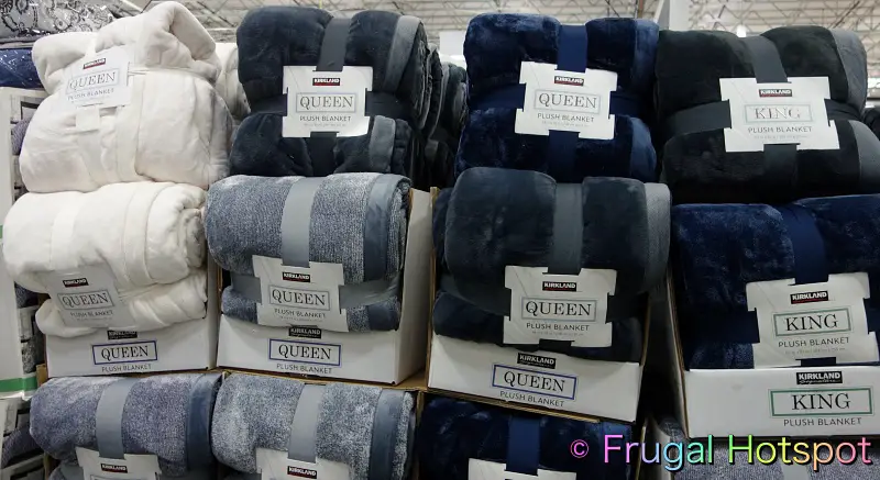 Kirkland Signature Plush Blanket | Costco Display