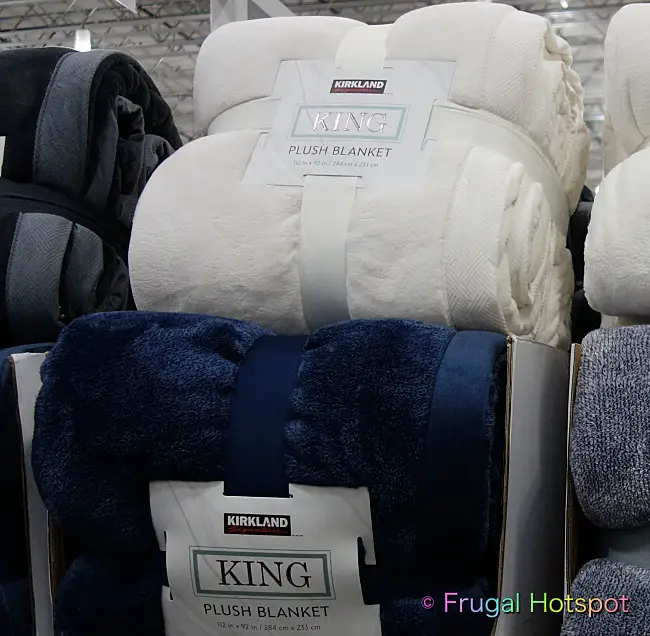 Kirkland Signature Plush Blanket King | Costco Display