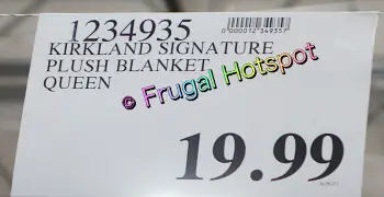 Kirkland Signature Plush Blanket Queen | Costco Price