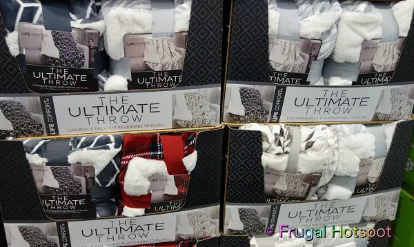 Life Comfort Ultimate Faux Fur Throw | Costco