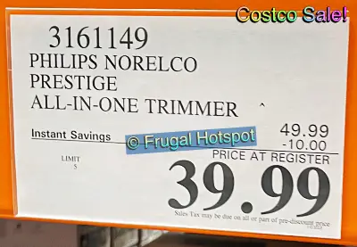 Philips Norelco Multi Groom 9000 Prestige All in one Trimmer | Costco Sale Price | Item 3161149