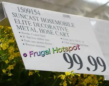 Suncast Hosemobile Elite Decorative Metal Hose Cart | Costco Price
