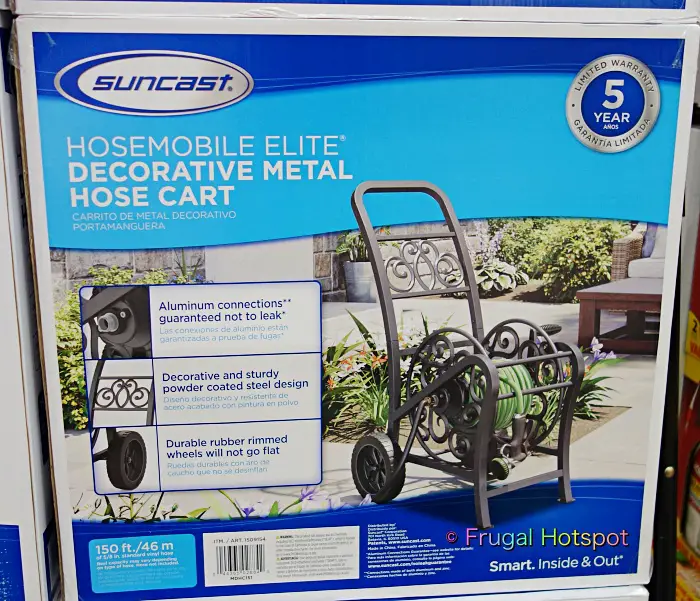 Suncast Hosemobile Elite Decorative Metal Hose Cart | Costco