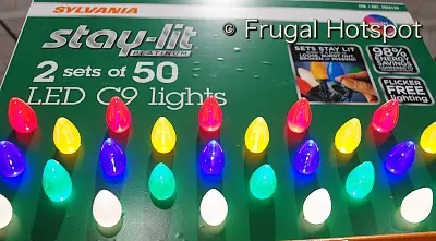 Sylvania Stay Lit LED C9 Lights | Costco