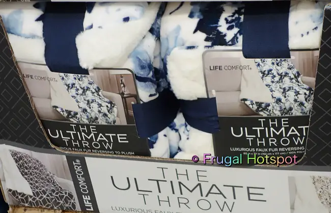 The Ultimate Throw in blue and white floral | Costco