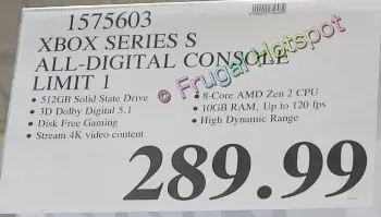 Xbox Series S Console | Costco Price