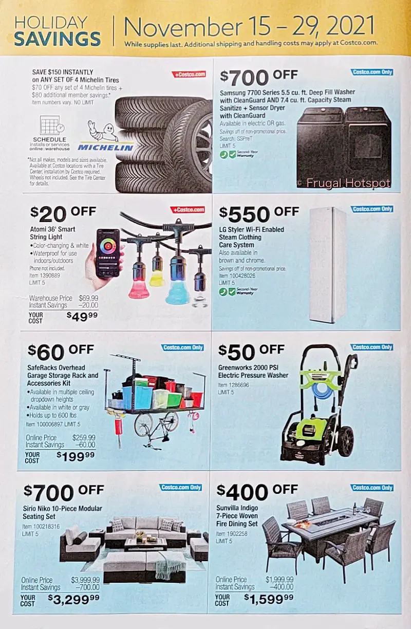 Costco Black Friday and Holiday Savings 2021 Book | Page 11a