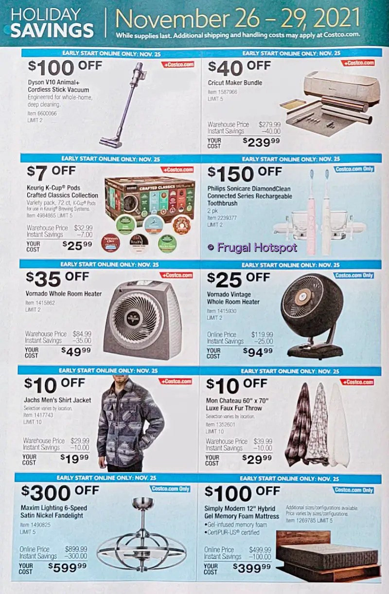 Costco Black Friday and Holiday Savings 2021 Book | Page 13a