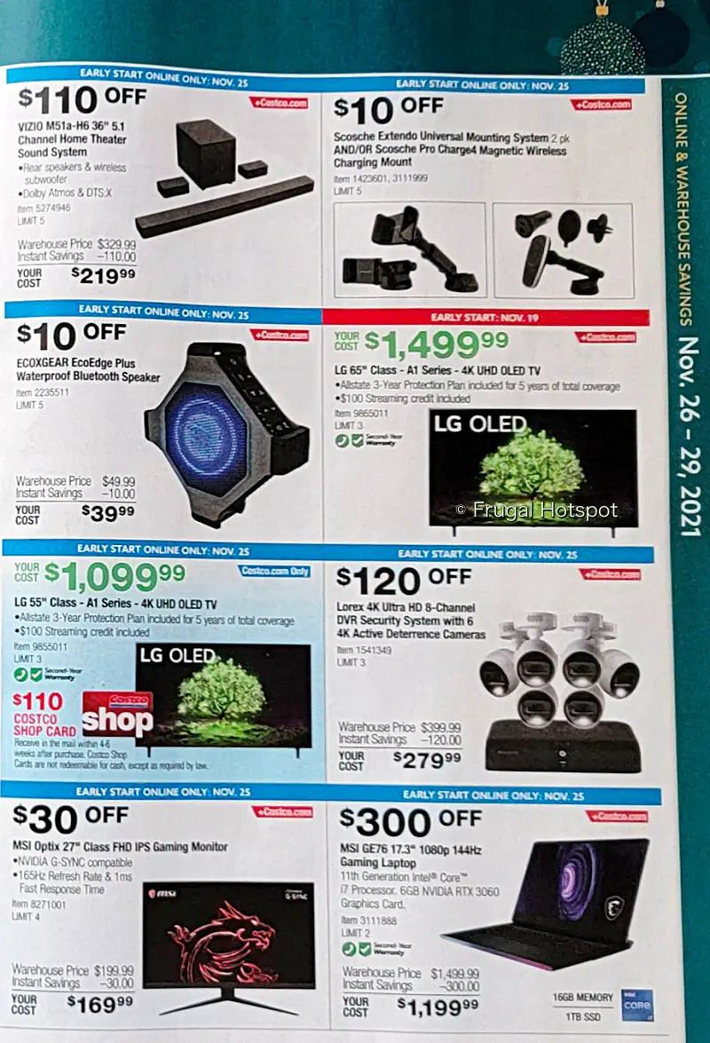 Costco Black Friday and Holiday Savings 2021 Book | Page 14b