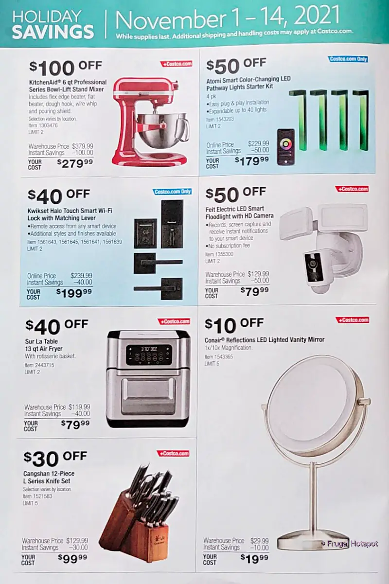 Costco Black Friday and Holiday Savings 2021 Book | Page 2a