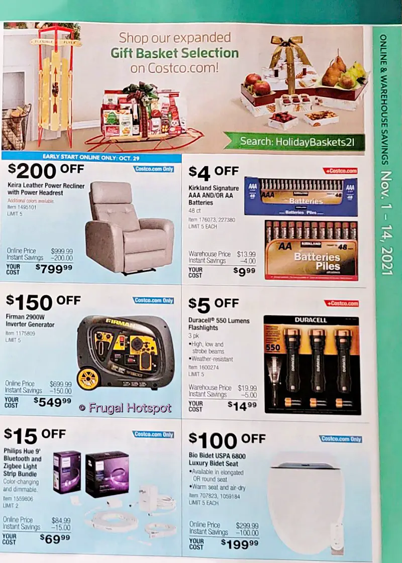 Costco Black Friday and Holiday Savings 2021 Book | Page 3b