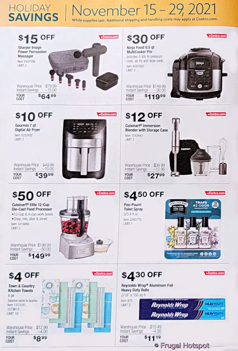 Costco Black Friday and Holiday Savings 2021 Book | Page 6a