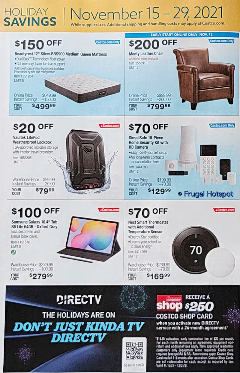 Costco Black Friday and Holiday Savings 2021 Book | Page 7a