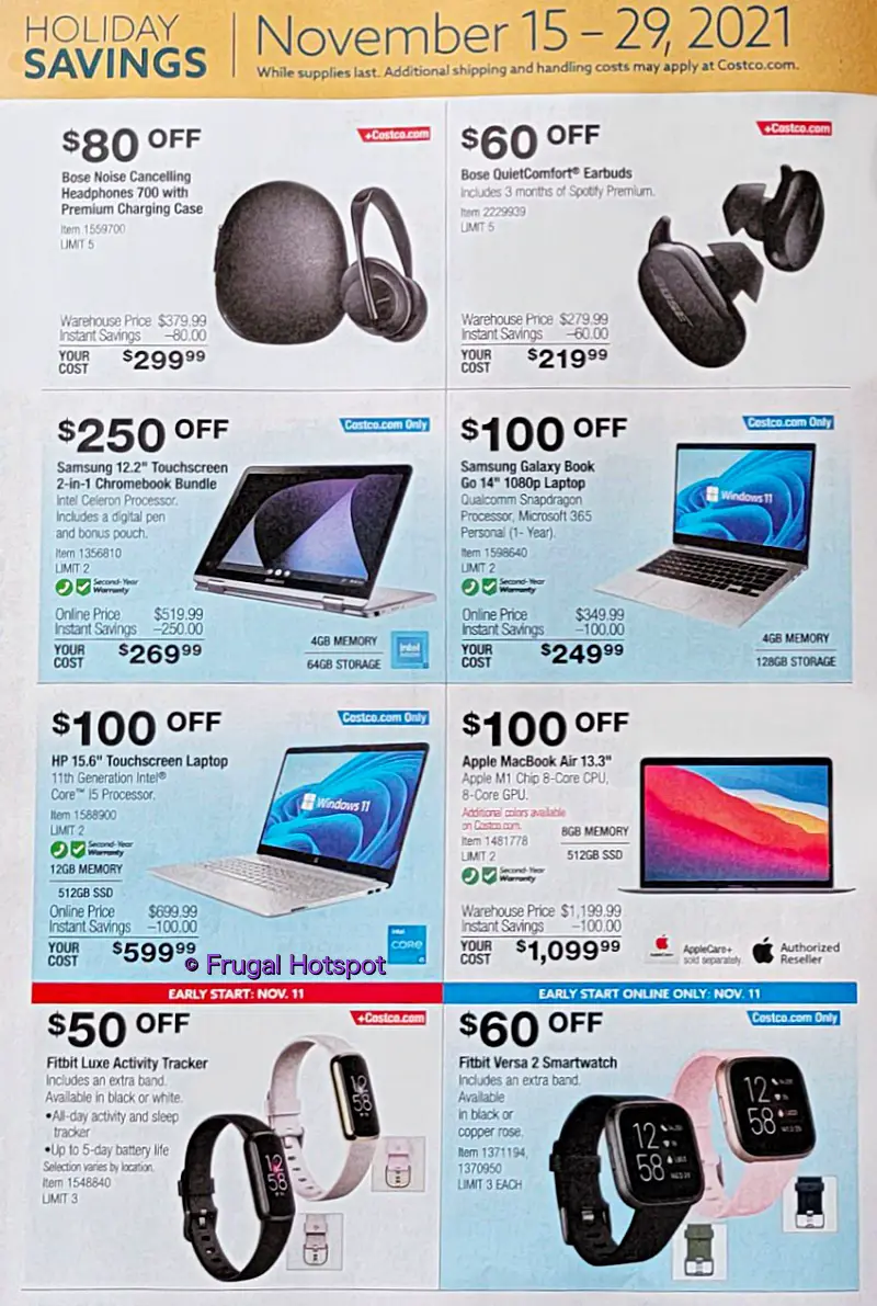 Costco Black Friday and Holiday Savings 2021 Book | Page 8a